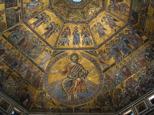 Plafond du baptistre
Florence, Toscane, Italie