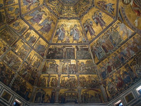 Mosaques du baptistre
Florence, Toscane, Italie